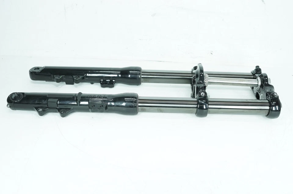 2016 Harley Dyna Low Rider OEM Front Triple Tree Set & LH RH Fork Legs Sliders - Image 1 of 4