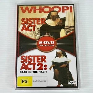 Sister Act 1 & 2 Back In The Habit DVD Region 4 PAL Brand New Sealed Tracked - Picture 1 of 3