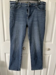 Lee Jeans Damen 16 Mid Rise Slim Straight Baumwollmischung Stretch-Taille gebraucht, in einwandfreiem Zustand - Bild 1 von 4