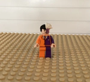 LEGO Super Heroes Batman Minifigure Two-Face Harvey Dent Orange and Purple Suit - Picture 1 of 7
