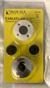 Almeja de cable Blue Sea con tapa de vestir de acero inoxidable - 0,68" 1001100 - Imagen 1 de 3