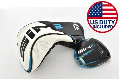 TayerMade SIM2 1W 9,0° Driver RH Men Golf Club Head Only 460cc w/ Headcover - Photo 1/4