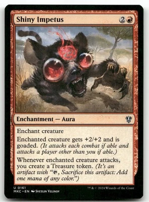 Shiny Impetus MTG Commander: Murders at Karlov Manor 161 U NM - Image 1 of 2