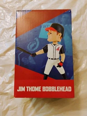 Jim Thome Cleveland Indians Salón de la Fama 2018 SGA Bobblehead RARO HOF Foto 1 de 4
