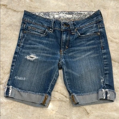 Joe's Jeans Denim Shorts | Girls 8 | Cuffed Blue (Very Good) - Image 1 of 4