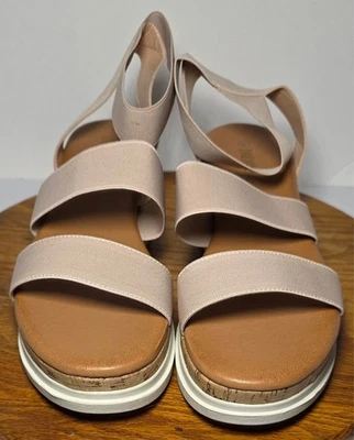 Sandalias Dream Pairs para mujer beige con correa talla 11 nuevas en caja Foto 1 de 4