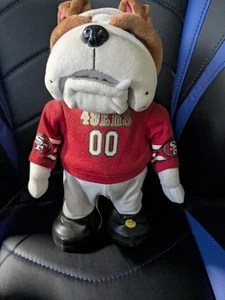 Touchdown Hound SF 49ers Music Dancing Bulldog NFL - Foto 1 di 5