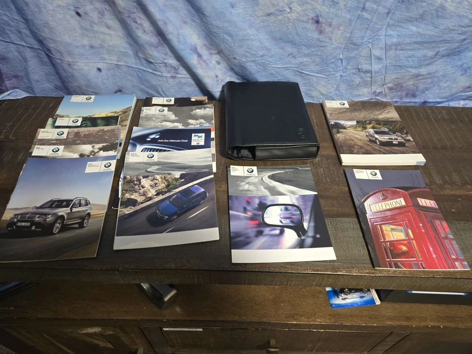 07 BMW X3 3.0 3.0si Manual del propietario 2007 Juego de libros  Foto 1 de 4