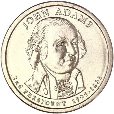 2007 D Presidential Dollar John Adams Satin Finish See Pics P811 - Image 1 of 3