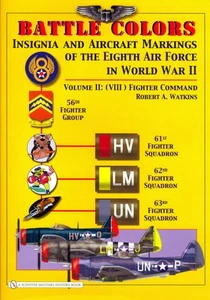 BATTLE COLORS INSIGNIA & AIRCRAFT MARKINGS OF THE EIGHTH AF IN WWII Volume 2 - Picture 1 of 2