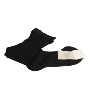 GUCCI- NWT 2022 Black Knee High Stockings, Size Medium - Picture 1 of 1