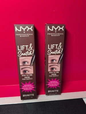 💞Lot of 2 💞NYX  Professional Lift & Snatch Brow Tint Pen : Brunette / NEW - Image 1 of 4