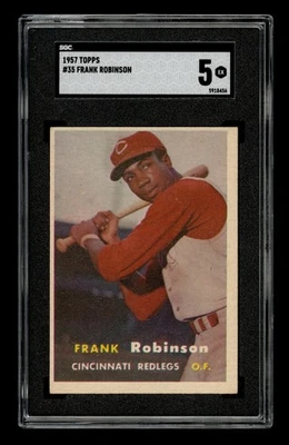 1957 Topps Set-Break # 35 Frank Robinson SGC 5 EX Foto 1 de 3