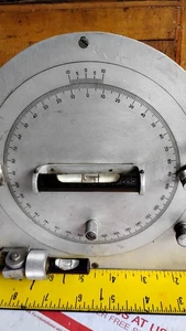 AIRCRAFT PROPELLER PROTRACTOR TESTED GOOD FLIGHT CONTROL CHECK DEGREE TRAVEL US - Picture 1 of 8