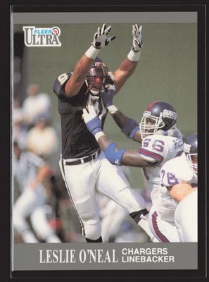 1991 Ultra #126 Leslie O'Neal San Diego Chargers - Image 1 of 2