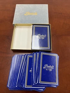 VTG Buick Playing Cards 2 Decks W/Box Complete, Large Numbers, 1 Deck Unopened - Picture 1 of 9