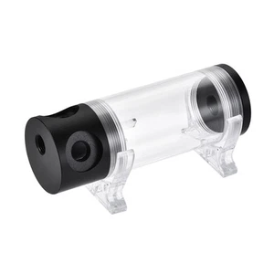 Water Cooling Tank 50mm x 140mm Acrylic and POM 1 In 3 Out for PC CPU Cooled - Picture 1 of 6