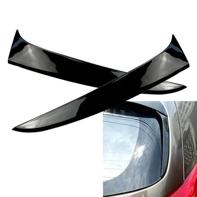 Rear Window Spoiler Side Wing Trim Cover For Kia Sportage R 2011 2012-2015 Black Foto 1 de 4