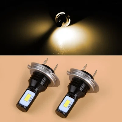 2x Fit For Honda CBR600RR 2007-2020 H7 3570 LED Headlight Bulbs 3000K White A6 - Image 1 of 4
