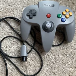 Mando Nintendo 64 N64 - Gris Original - Gris Oficial OEM (NUS-005) - Imagen 1 de 5