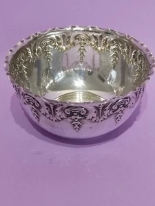 Deep Circular F Bros. Ltd Decorated Sheffield EPNS Bowl. - Picture 1 of 4