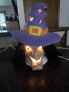 Vintage Halloween Witch Lighted ‘93 Trendmasters Works! - Picture 1 of 5