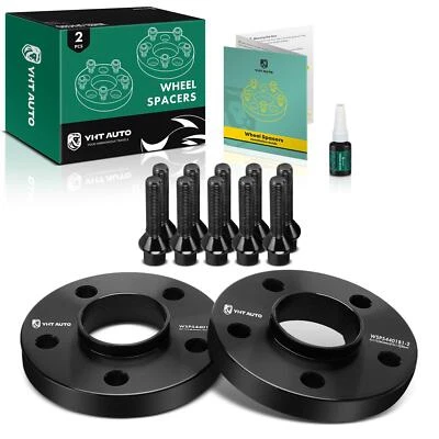 2x espaciadores de rueda de 5x112 a 5x112 mm M12x1,5 66,6 mm 20 mm para Mercedes-Benz Clase C Foto 1 de 4