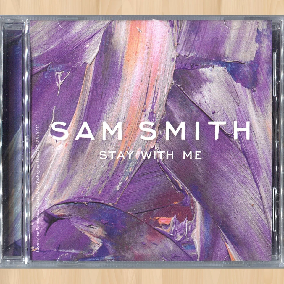 SAM SMITH Stay With Me (Radio Edit) PROMOTIONAL CD Single                   0130 Foto 1 de 4