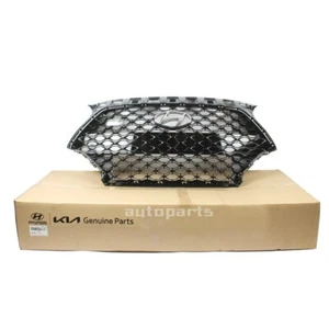Genuine Front Bumper Grille With Emblem For Hyundai Veloster N Manual 2019-2022 - Picture 1 of 6