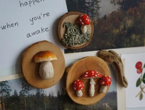 Psychedelic Mushroom Magnet Handmade Kitchen Accessories and Home Decor - Picture 1 of 13