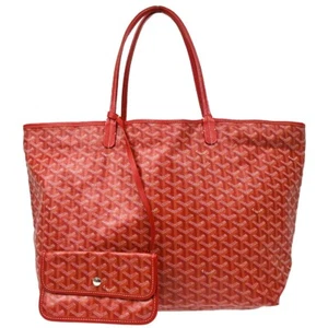 Goyard Red Saint Louis GM Tote Handbag MIA020183 184467 - Picture 1 of 10