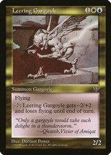 Leering Gargoyle Mirage NM White Blue Rare MAGIC THE GATHERING CARD ABUGames