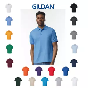 Gildan 8800 Men's DryBlend Jersey Polo Short Sleeve Sizes S-5XL *NEW* - Picture 1 of 20
