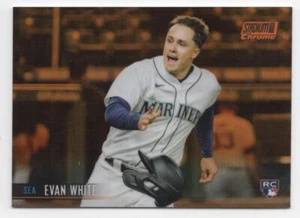 2021 TOPPS STADIUM CLUB CHROME ORANGE ROOKIE /25 EVANT WHITE - Picture 1 of 2