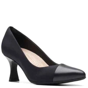 Clarks Kataleyna Rose Damen-Pumps schwarz Leder Absatz 11 M - Bild 1 von 4