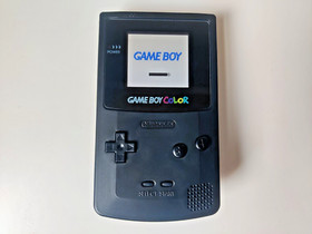 Nintendo Gameboy Color  Console in Black with Upgraded Backlight Display