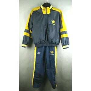 Vintage 1990s Reebok NBA Indiana Pacers Reversible Warm Up Track Suit Kids - Bild 1 von 10