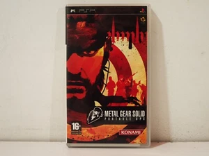 Metal Gear Solid Portable Ops Sony PSP Playstation Portable PAL FR - Imagen 1 de 6