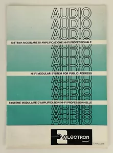 ELECTRON MARRE - CATALOGO ORIGINALE - APPARECCHI AUDIO - 21 PAGINE - RARO - Bild 1 von 5