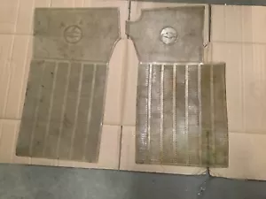 1963-1967 C2 off 1967 Corvette Original OEM Floor Mats Clear Vinyl used oem c - Picture 1 of 4