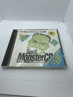 Serif Monster  PC Software | 1000 Clip Art | 100 Fonts | - Image 1 of 3