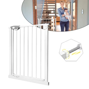 Türschutzgitter Türgitter Treppen Absperrgitter ohne Bohren für Haustier & Baby - Bild 1 von 12