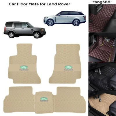 3Pcs Carpets Set Fit Land Rover Cargo Liner Car Floor Mats Auto Rugs 1997-2025 Foto 1 de 4