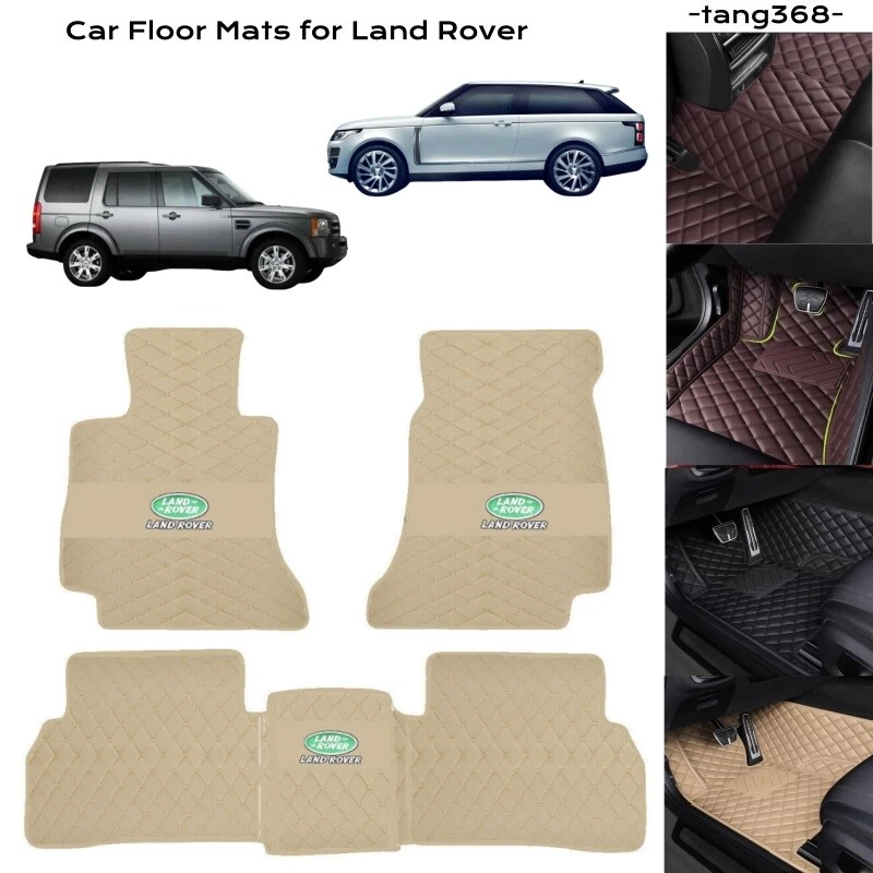 3Pcs Carpets Set Fit Land Rover Cargo Liner Car Floor Mats Auto Rugs 1997-2025 - Image 1 of 4