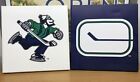2x Vintage Look Vancouver Canucks NHL Canvas Wall Hangings