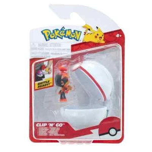 Pokemon Clip n Carry Pokeball Charcadet con Premier Ball 2" Battle Figure NUOVO 2025 - Foto 1 di 4