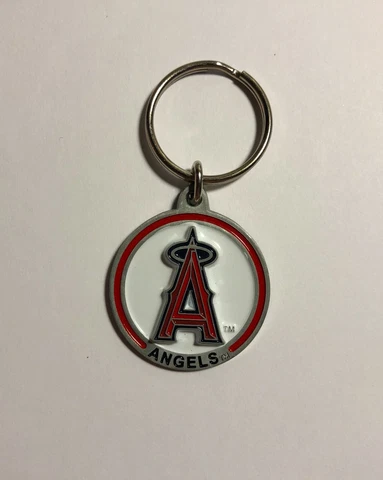 Los Angeles Angels Officially Licensed Sculpted Round Keychain NWT MLB Cover