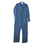 Roebucks Coveralls Mens Size 40T Blue Mechanic Workwear 12513 USA Vintage Sears
