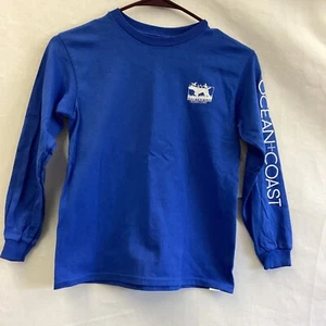 Ocean and Coast Blue Long Sleeve pull over Top Boys Youth sz 7 NWT - Picture 1 of 9