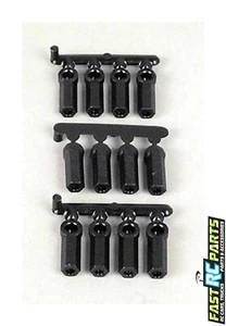 Team Associated SC10 RPM Heavy Duty 4-40 Rod Ends (Black) (12) RPM73372 - Picture 1 of 1